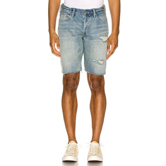 AllSaints Switch Ripped Damaged Cutoff Denim Shorts Size 30